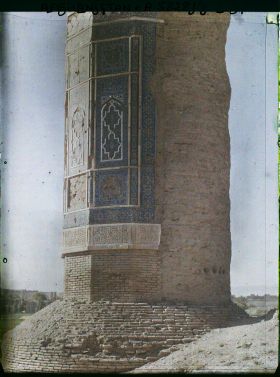 Image représentant Afghanistan, Hérat, Revêtement base gd minaret "faïences"