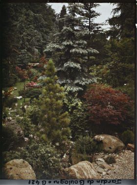 Image représentant Paysage arboré du " sanctuaire japonais ", aperçu non loin de la porte du " village japonais "