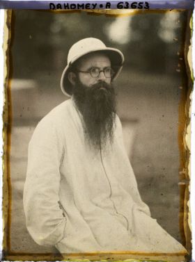 Image représentant Portrait du père Fechter, missionnaire alsacien