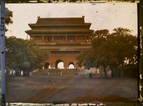 Image représentant Gulou (" tour du Tambour "), façade nord