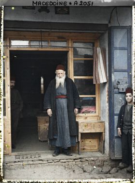 Image représentant Un vieil Israëlite, chef de la confrérie des morts