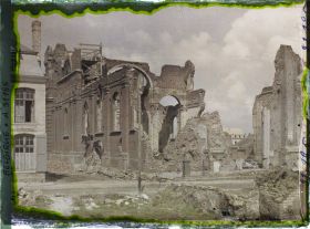 Image représentant Belgique, Ypres, Ruines de l'Eglise St Nicolas
