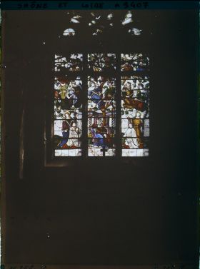 Image représentant Cathédrale Saint-Lazare, le vitrail de l'arbre de Jessé