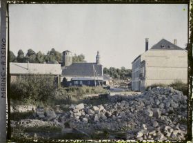 Image représentant France, Vienne le Château , Reconstructions route de Binarville
