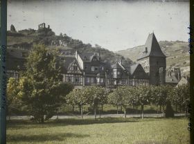 Image représentant Allemagne, Bacharach, Vieille Tour St Verner et Château
