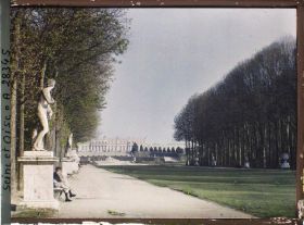 Image représentant France, Versailles, Le tapis Vert et le Château
