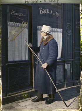 Image représentant Cocher devant le restaurant de monsieur Gauthier