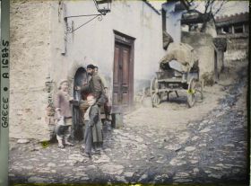 Image représentant Grèce, Salonique, Une fontaine dans la Ville haute