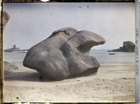 Image représentant Un rocher sur la plage Sainte-Anne