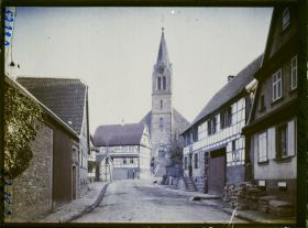 Image représentant Alsace, Wingen, Entrée du Village