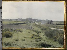Image représentant Vue de Guérande prise depuis la route de La Roche Bernard