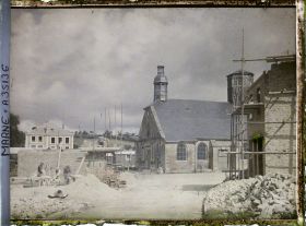 Image représentant France, Vienne le Château , Vue vers l'Eglise