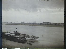 Image représentant Allemagne, Düsseldorf, Le Rhin vers Neuss