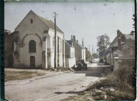 Image représentant France, Condé s/Aisne, Rue Centrale et Abbaye