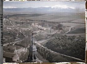 Image représentant Espagne, Ségovie, Vue prise vers le Sud de la tour de la Cathédrale: les Carrières