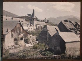 Image représentant France, Vallée d'Ossau, Arreau : Les Toits de neige