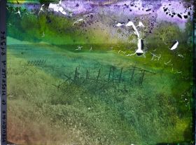 Image représentant France, Fay en Haye, Tranchées en avant du bois de Preslé