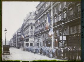 Image représentant Décorations avenue de l'Opéra pour le 9ème congrès de la Légion Américaine (American Legion)