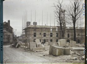 Image représentant France, Reims, Reconstructions rue Montoison