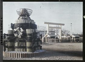 Image représentant Funérailles de l'Empereur Taisho-Tenno (Yoshihito), Shinjuku Gyoen (Parc Impérial de Shinjuku), sanctuaire
