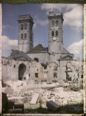 Image représentant France, Verdun, Façade de la Cathédrale