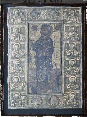 Image représentant Turquie, Esphigménou, Icone du Sauveur