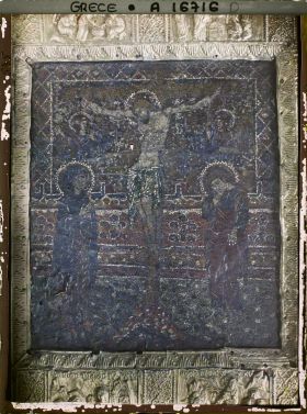 Image représentant Turquie, Mont Athos, Vatopédi, Icône du Crucifiement