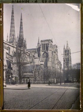 Image représentant France, Bordeaux, Cathédrale façade Sud