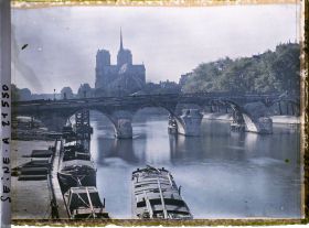 Image représentant Le pont de la Tournelle en démolition