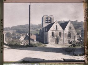 Image représentant France, Coeuvres et Valsery, Façade de l'Eglise, restaurée