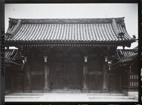 Image représentant Temple Nishi Honganji : porte de la Salle du Fondateur (Goei-dô mon)