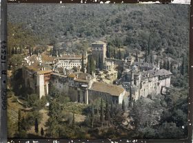 Image représentant Turquie, Hilendar, Panorama du Monastère de Hilendar