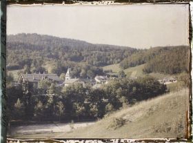 Image représentant Le village de Saint-Cergue vu du Grand Hôtel de l'Observatoire