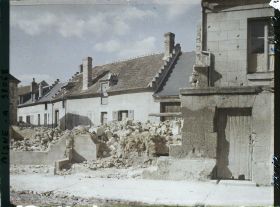 Image représentant France, Braine, Ruines et maisons reconstruites