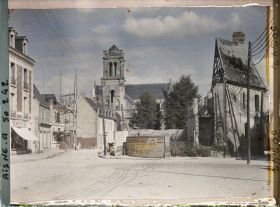 Image représentant France, Soissons, Une vue vers l'Eglise St Léger