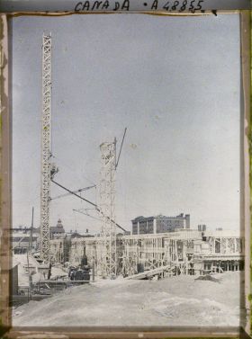 Image représentant Canada, Winnipeg, Construction du nouvel immeuble de la Cie de la Baie d'Hudson