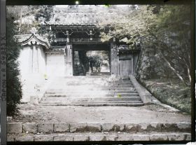 Image représentant Temple Choraku-ji : porte d'entrée