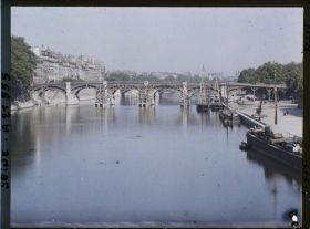 Image représentant Le pont de la Tournelle en démolition