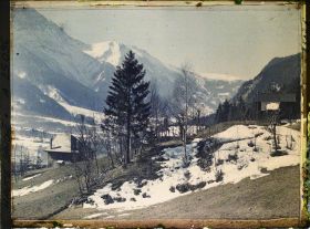 Image représentant France Les Alpes, Moussoux, Vallée de Chamonix, Paysage vers le Tricot et le Village des Moussoux