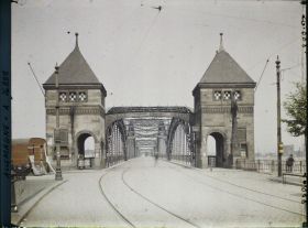 Image représentant Allemagne, Duisburg, Occupation Française Entrée du Grand pont s/ la Rhur