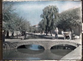 Image représentant Canal alimenté par les eaux de l'Oronte (nom arabe : Nahr El Assi, la rivière rebelle)