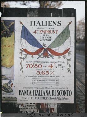 Image représentant Affiche de l'emprunt national, Banca italiana di sconto