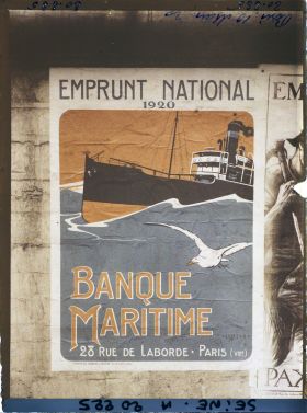 Image représentant Affiche de l'emprunt national de 1920, Banque Maritime