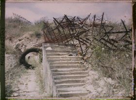 Image représentant France, Fort des Paroches, Aspect d'une partie des Courtines intérieures du fort.