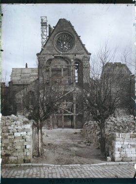 Image représentant France, Vailly, Façade de l'Eglise