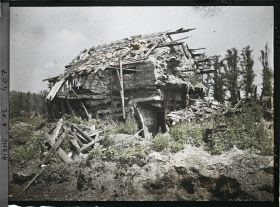 Image représentant France, Un abri de mitrailleuse en Ciment Armé (boche)