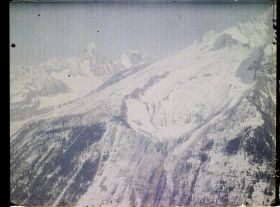 Image représentant France Les Alpes, Vue prise de la Flégère. L'Aiguille du Chardonnet, Aiguille d'Argentière et pentes de l'Aige Verte