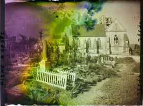 Image représentant France, Coeuvres et Valsery, Le Cimetière et l'Eglise