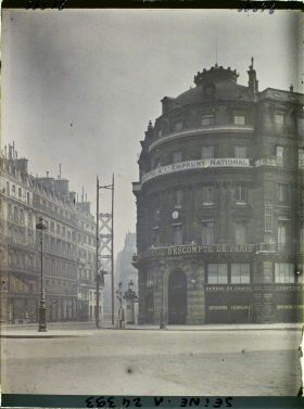 Image représentant L'emprunt national de 1920 au Comptoir national d'Escompte, place de l'Opéra