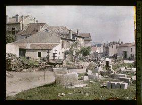 Image représentant France, Pagny s/ Moselle, Tailleurs de pierres et maisons neuves